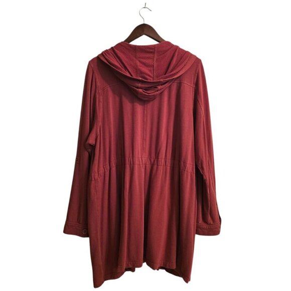 Torrid Rust Utility Jacket with Hood - Picture 6 of 11